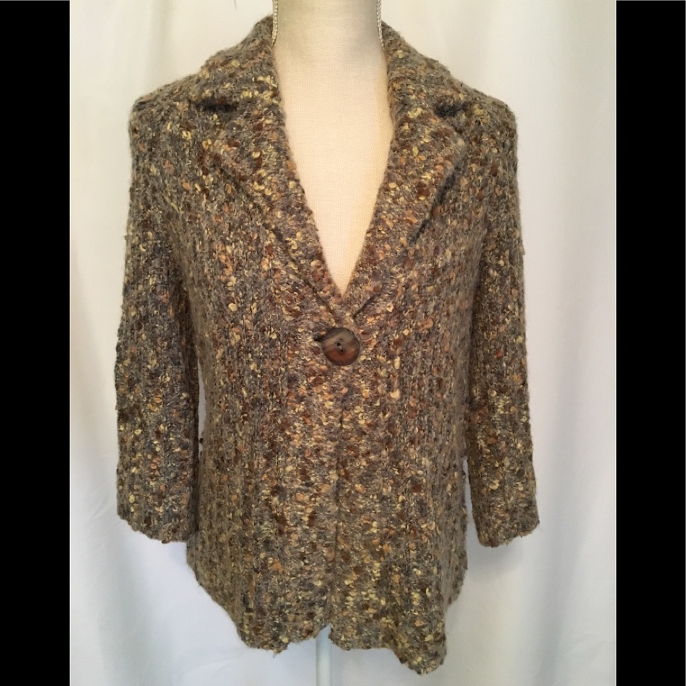 Carole Little Boucle Cardigan/Blazer Size Medium